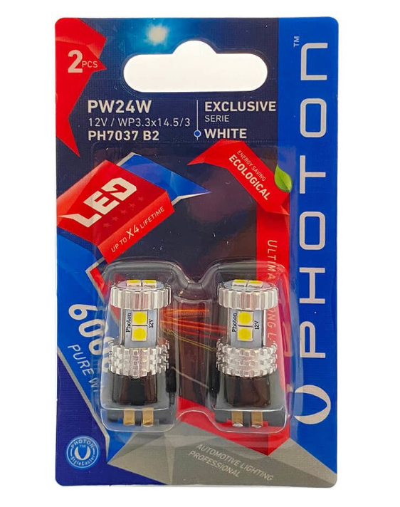 L-PH7037 - PH7037 B2 PW24W GÜNDÜZ FAR AMPULU (2’LI BLISTER) [BEYAZ] Led - Oto Yedek Parça Görseli