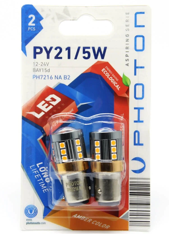 L-PH7216NA - PH7216 NA P21/5W 1016 ÇİFT DUY [TURUNCU9 Led - Oto Yedek Parça Görseli